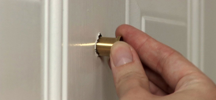 peephole door repair in Wesley Chapel
